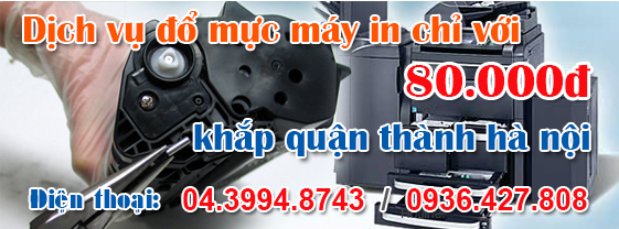 dịch vụ đổ mực máy in